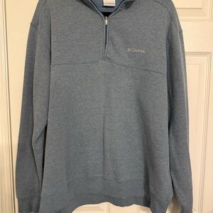 Columbia Men's Zip-Up Sweater in Slate Blue